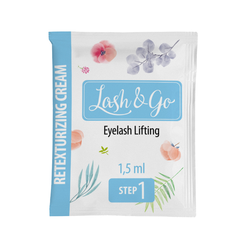Lash&Go Состав для ламинирования №1 Retexturizing Cream в саше, 1.5 мл