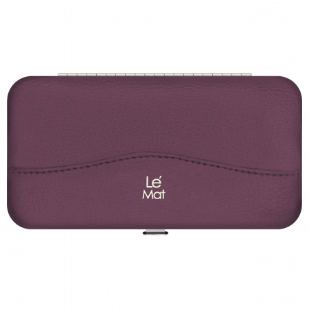 Le Maitre Магнитный кейс для 6 пинцетов Nature Leather Purple