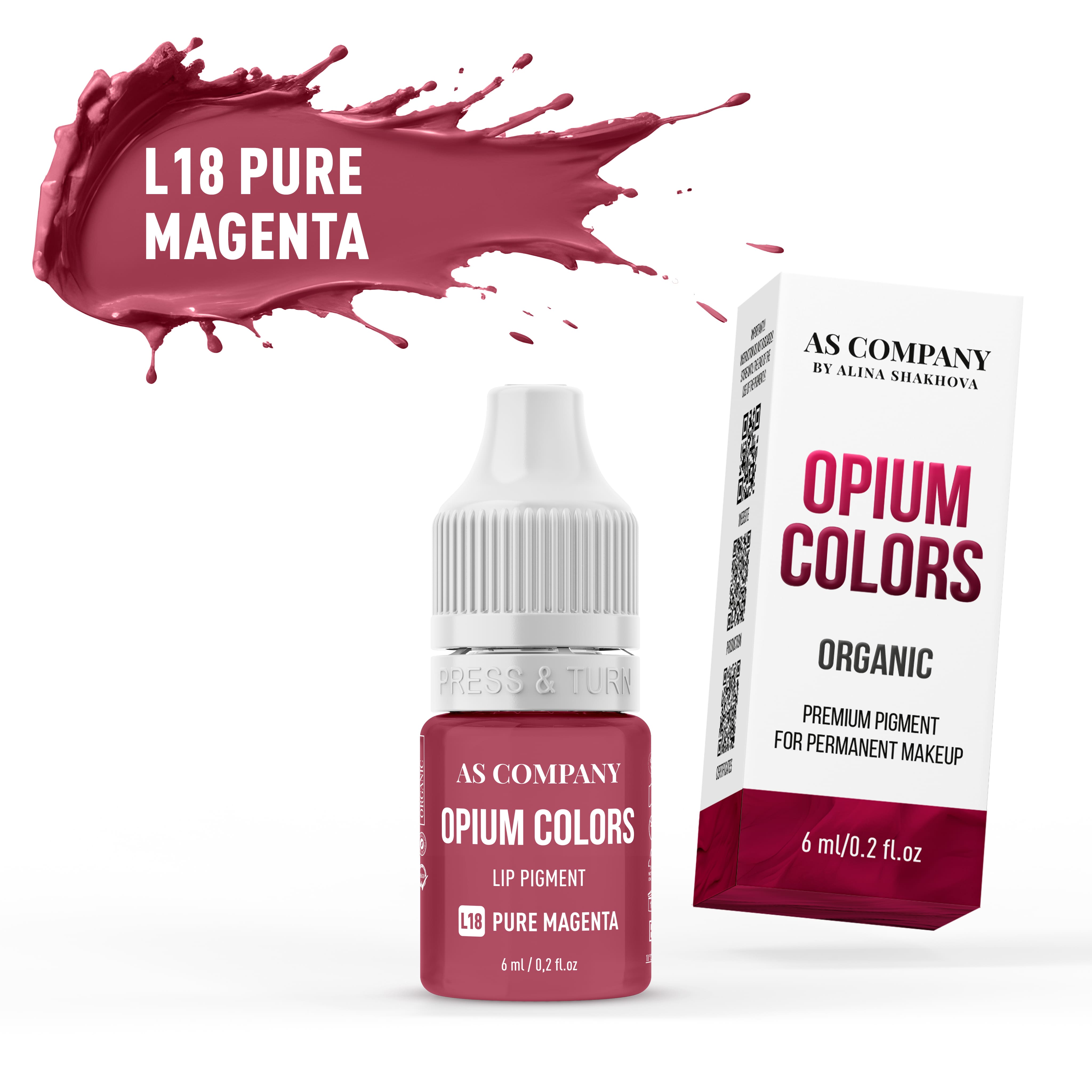 AS Company OPIUM COLORS пигмент для губ ORGANIC