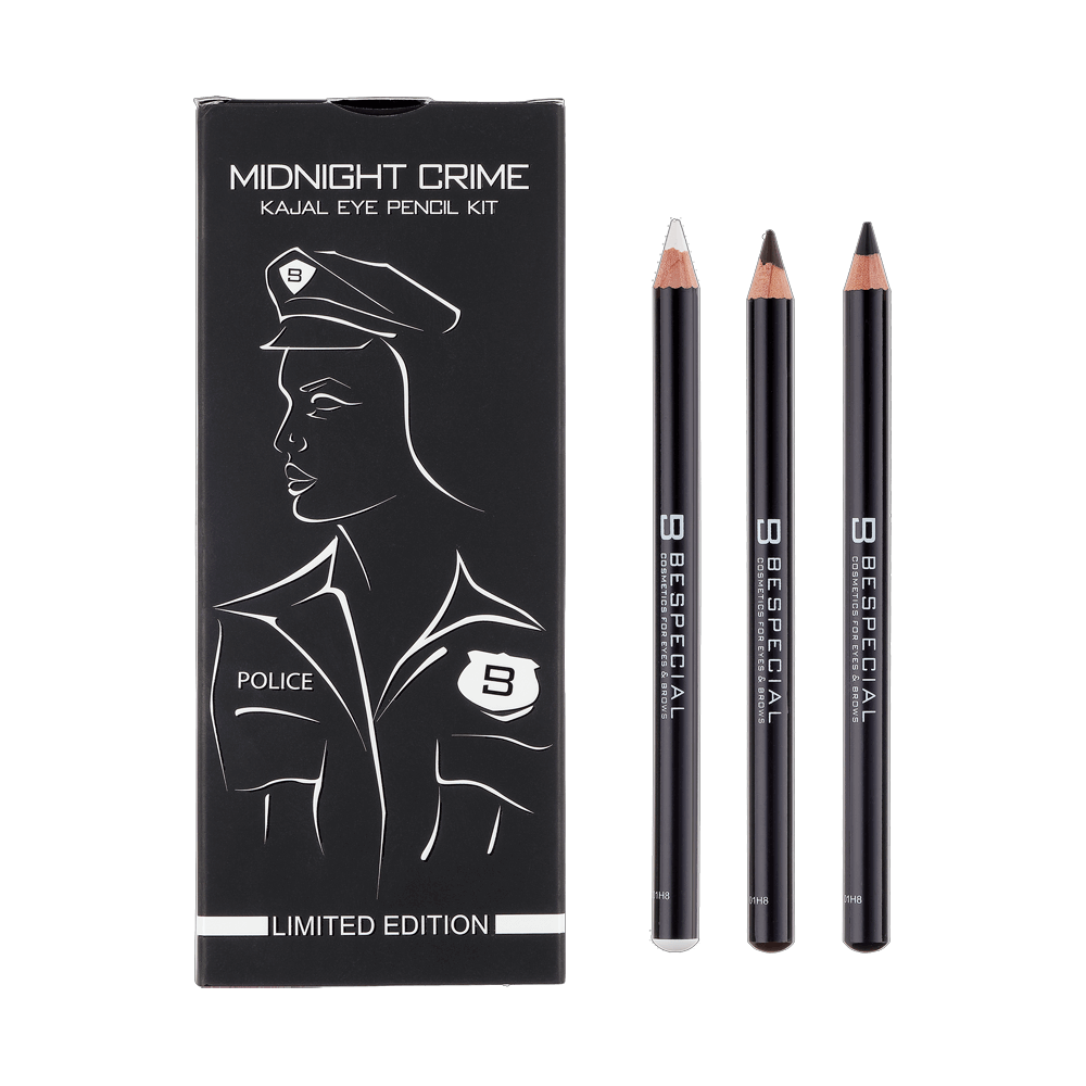 BeSpecial Набор стойких карандашей-каялов для глаз Midnight Crime (3 цвета)