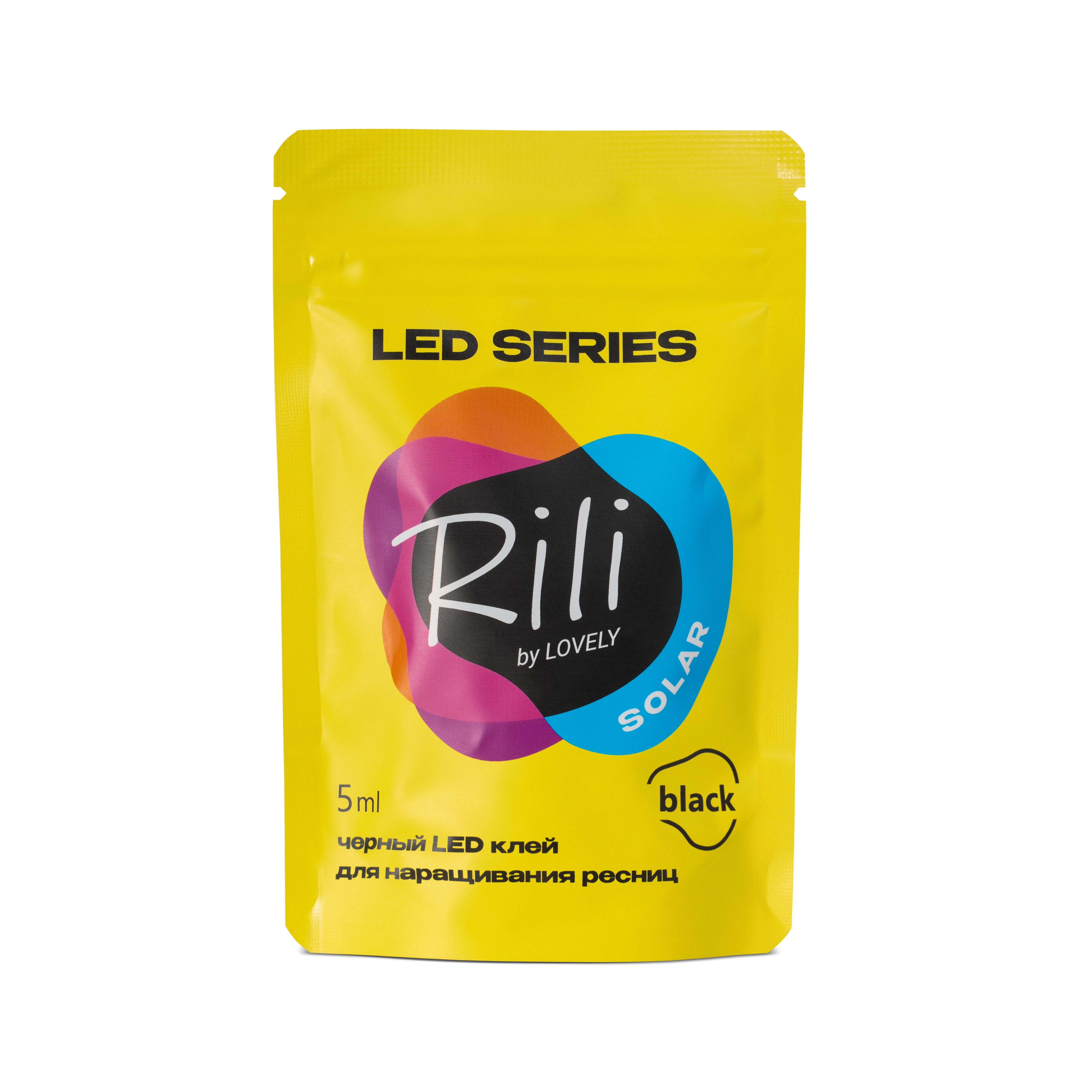Клей Rili LED Solar Black черный, 5мл