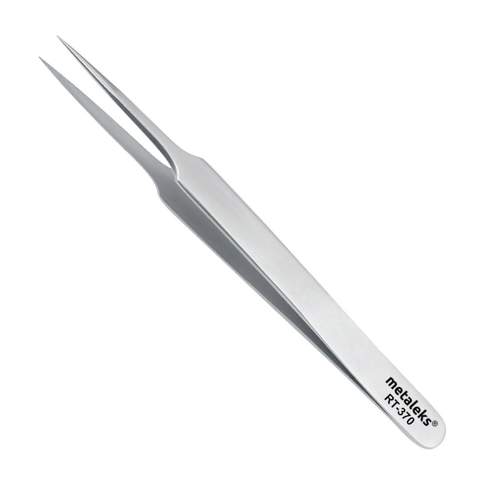 Metaleks Пинцет Сталь - прямой (RT-370)