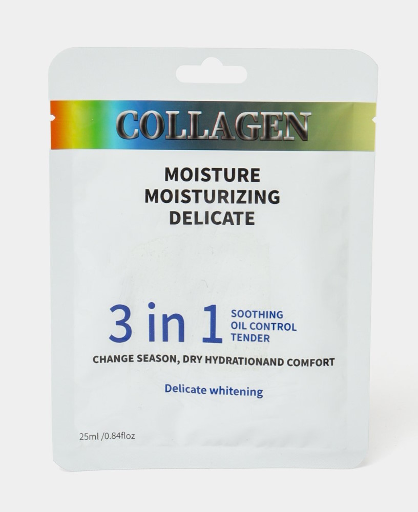 Увлажняющая тканевая маска для лица Collagen 3 в 1