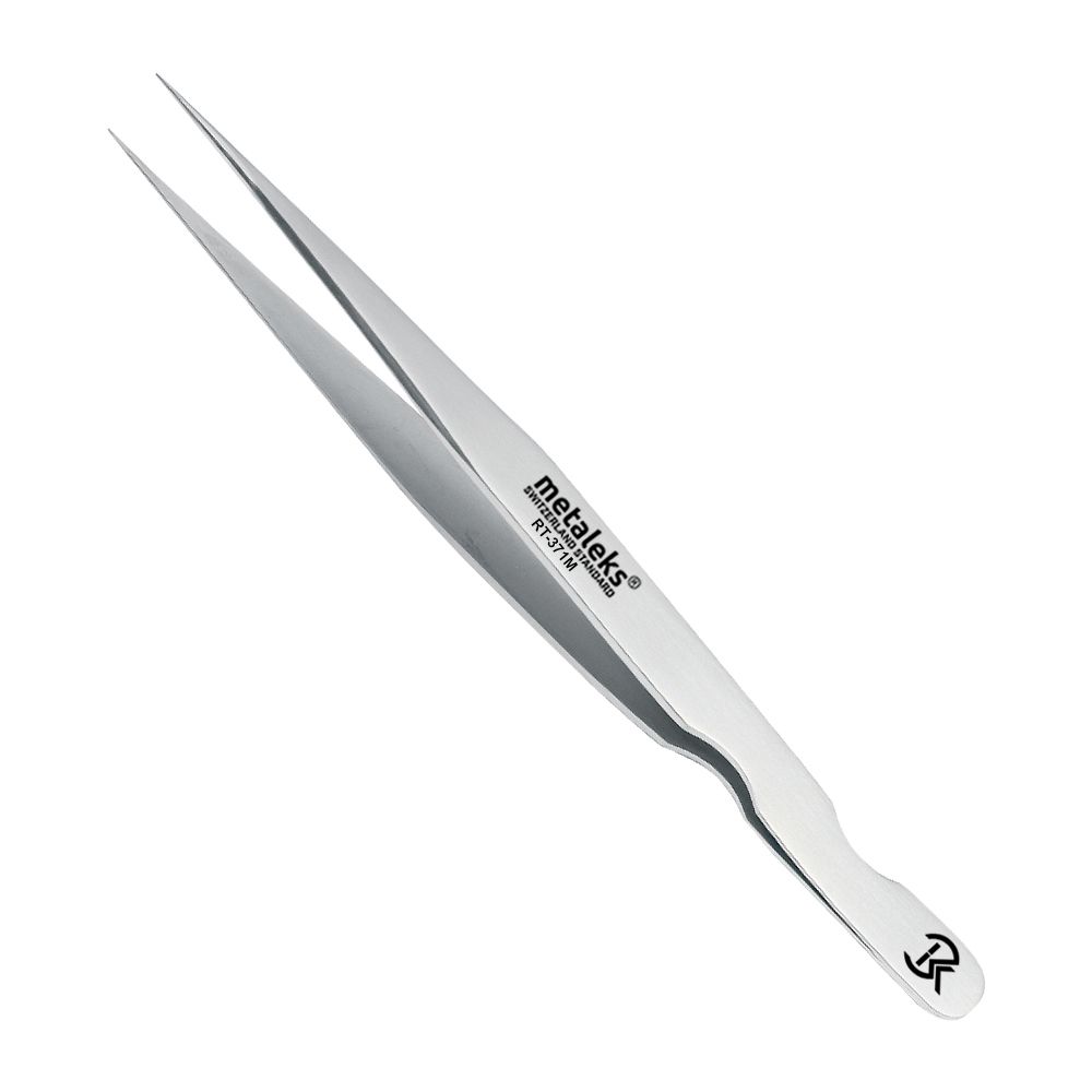 Metaleks Пинцет Сталь - прямой (RT-371M)