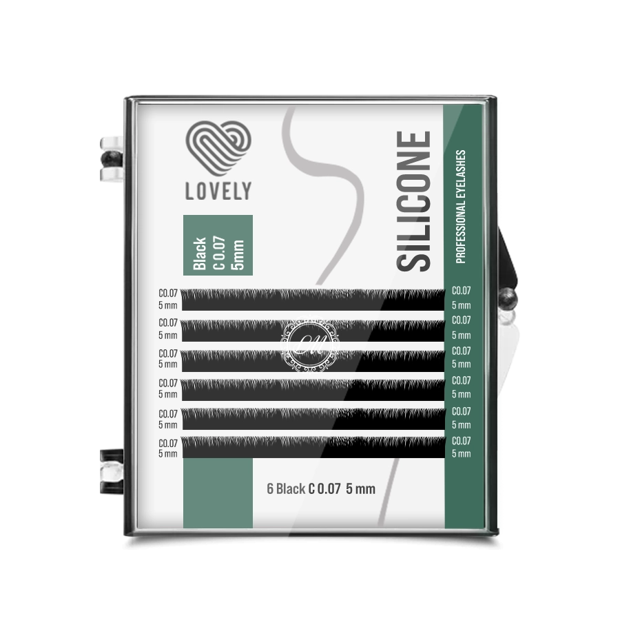 Lovely Ресницы черные MINI - 6 линий