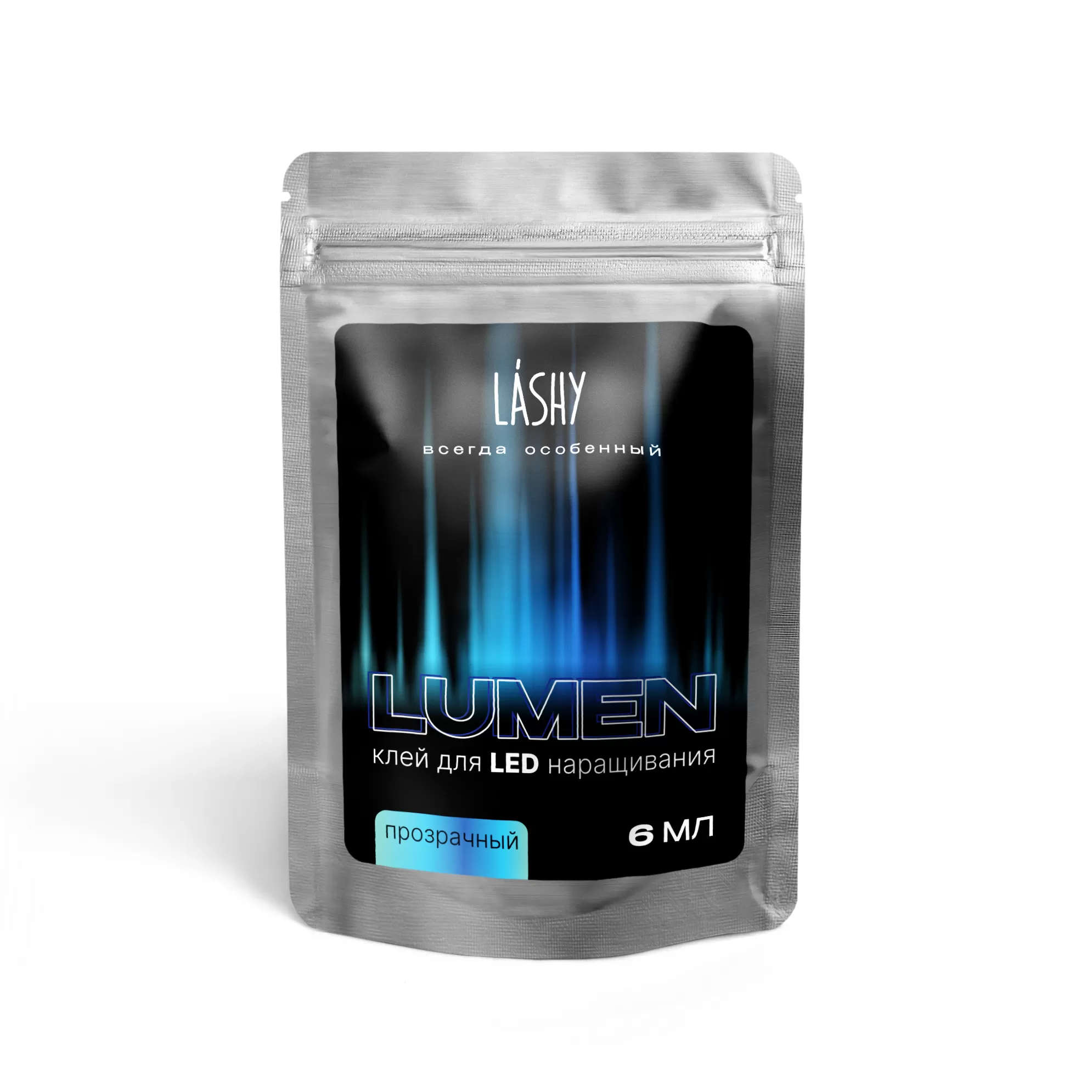 Клей Lashy прозрачный для LED наращивания Lumen, 6 мл