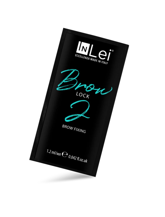 InLei Состав фиксирующий для ламинирования бровей Brow Lock 2, в саше 1,2 мл