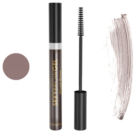 Innovator Cosmetics Гель для бровей оттеночный Sexy Brow Gel (Классический коричневый 7 г)