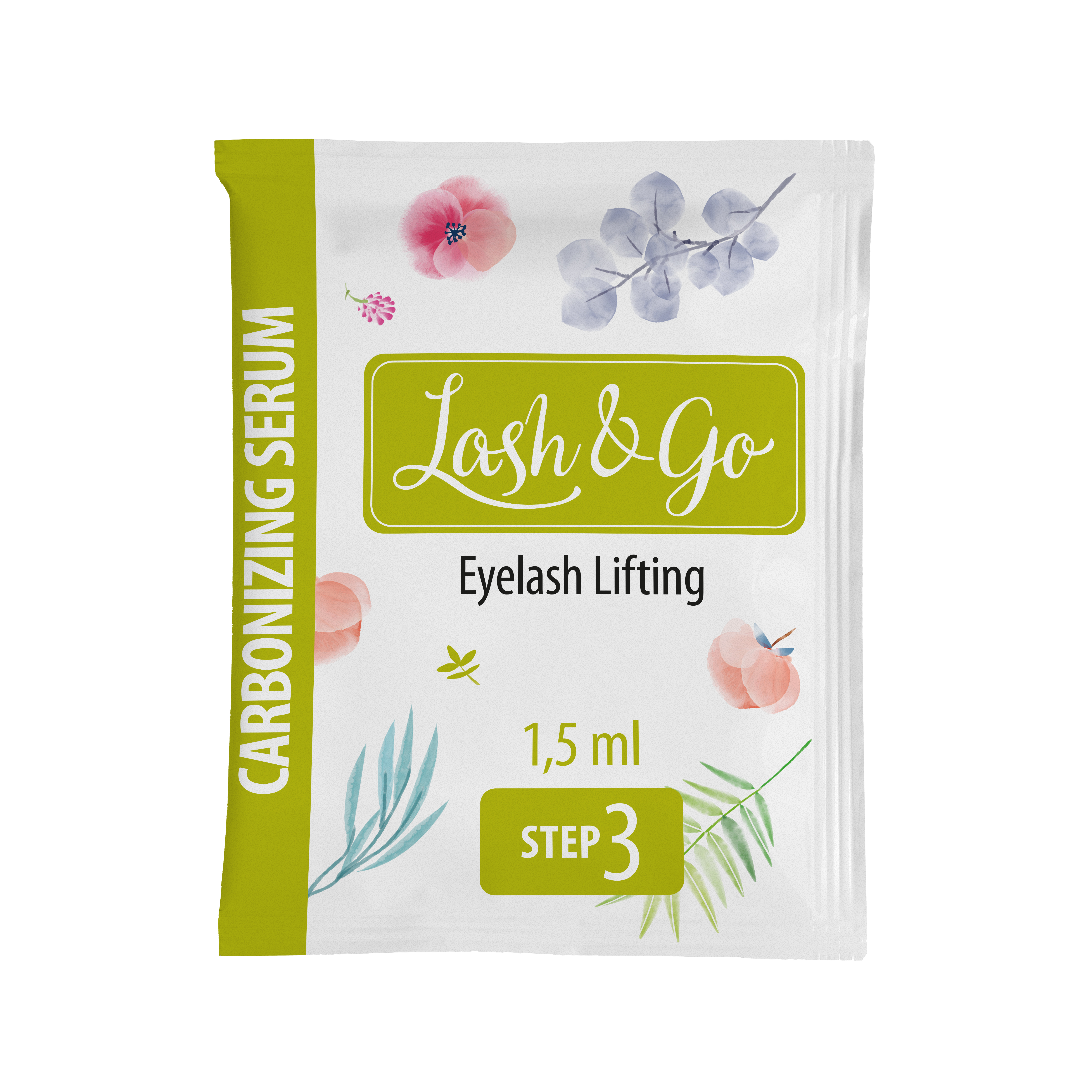 Lash&Go Состав для ламинирования №3 Carbonizing Serum в саше, 1.5 мл