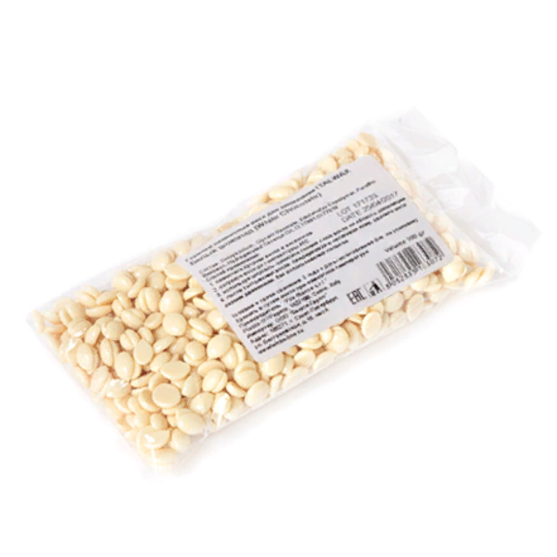 Italwax Воск горячий пленочный Белый шоколад гранулы, 100 г