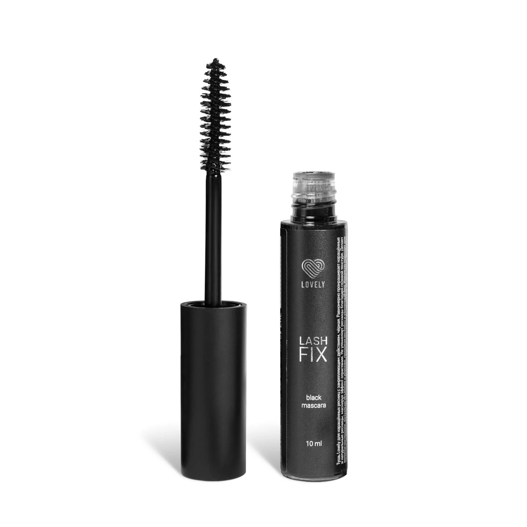 LOVELY Тушь черная "Lash fix" для наращенных ресниц, 10ml