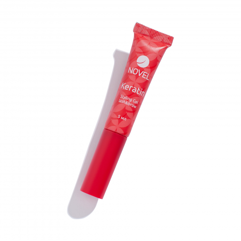 Novel Средство для ухода за ресницами и бровями Keratin Styling Gel lash&brow, 5мл