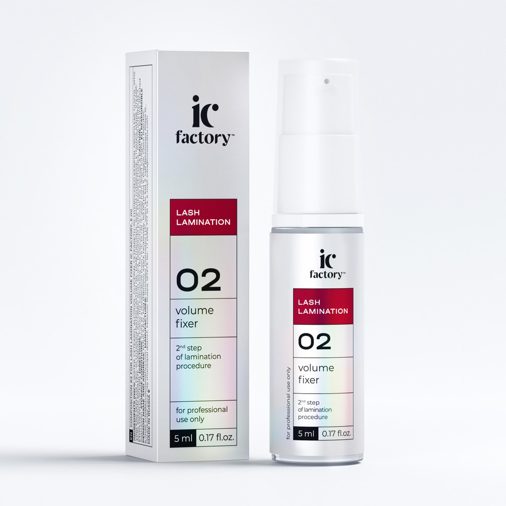 IC Factory Состав №2 для ламинирования ресниц VOLUME FIXER, 5 мл