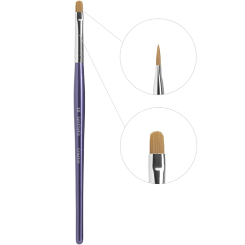 Creator Synthetic Кисть Синтетик (овальная) №18