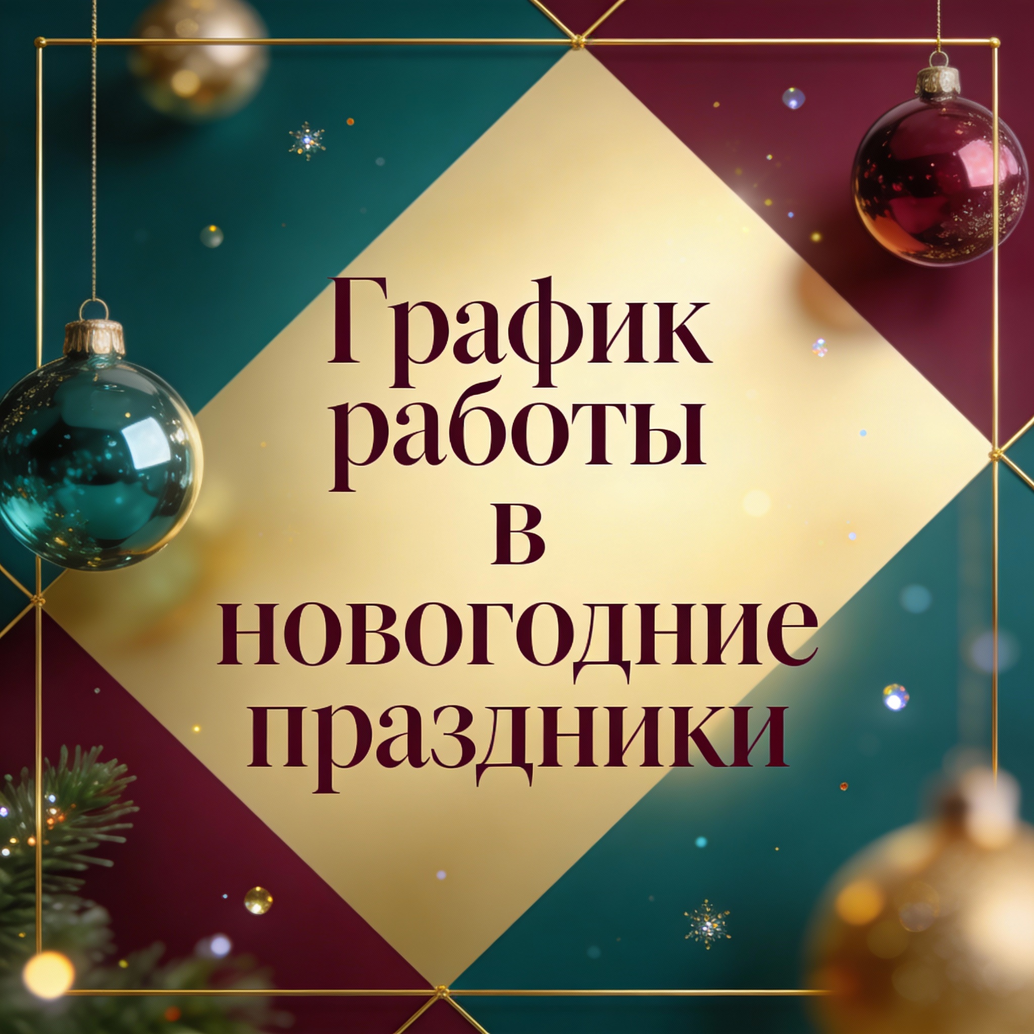 График работы магазина