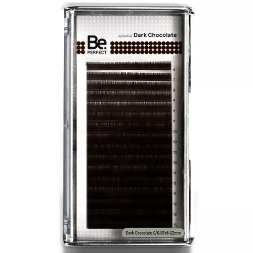 Be Perfect Ресницы коричневые (Dark Chocolate) - 16 линий
