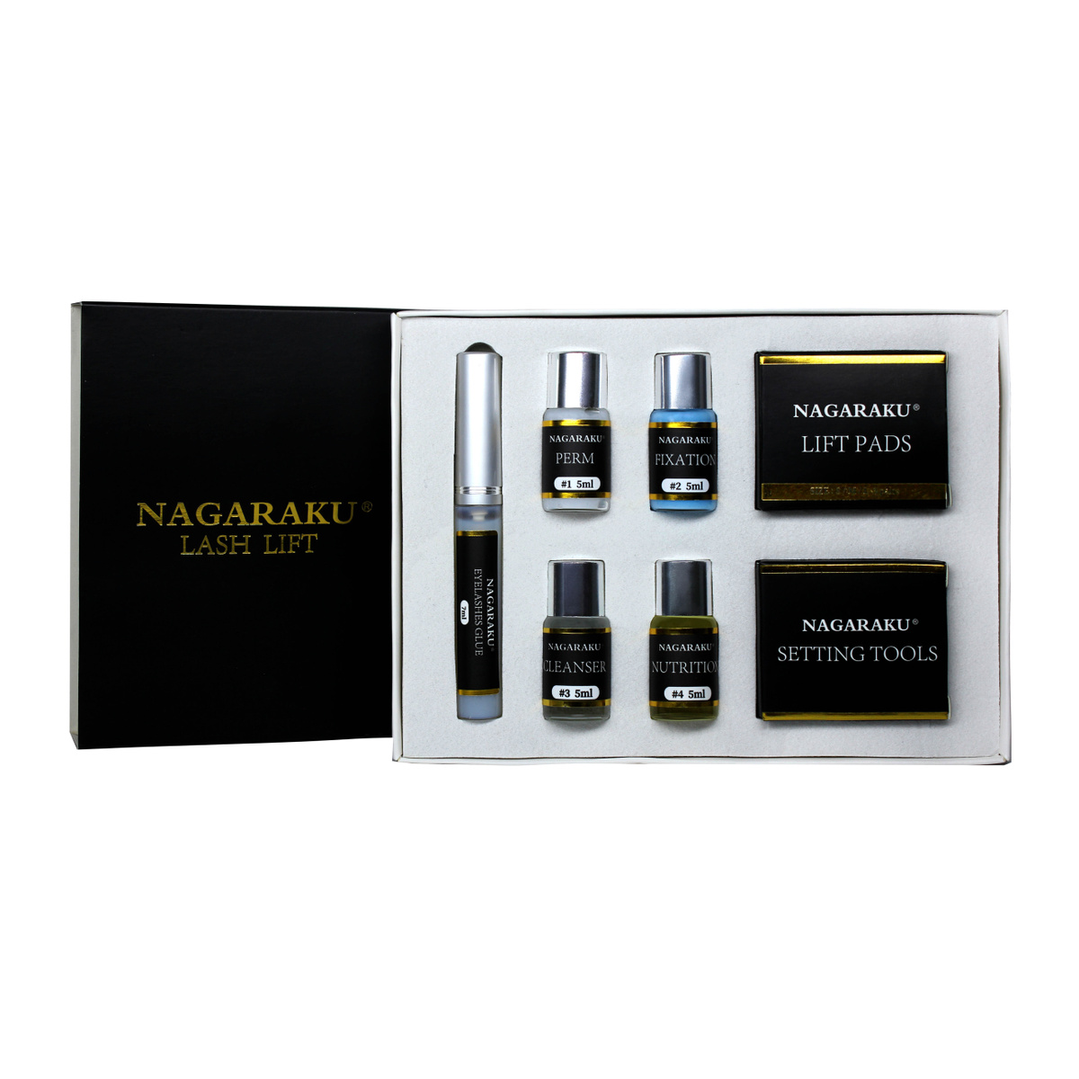 Nagaraku набор для ламинирования ресниц Lash Lift