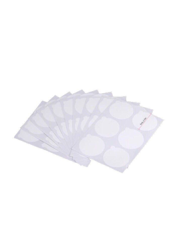 Наклейки на нефритовый камень 6 штук на листе