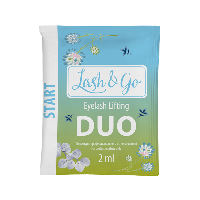 Lash&Go Состав для ламинирования DUO Start в саше, 2 мл