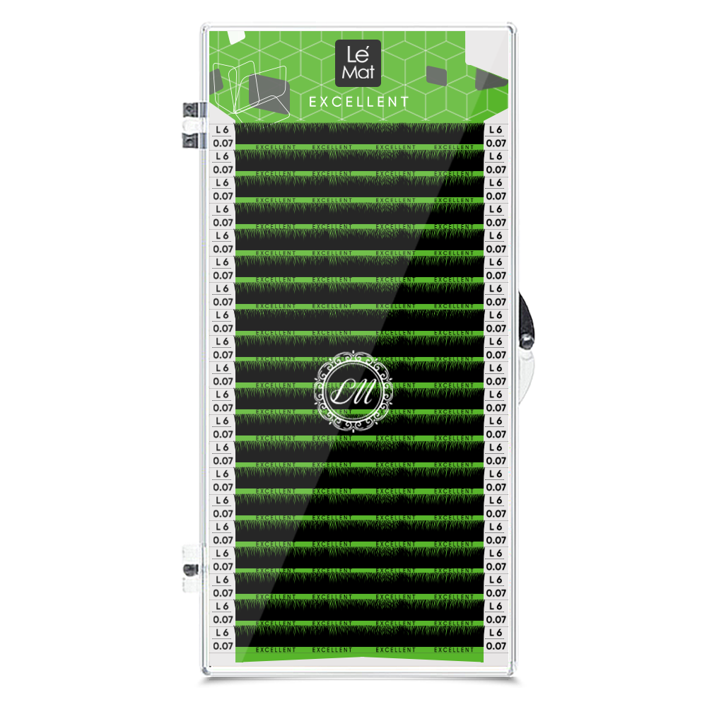 Le Maitre Ресницы черные Excellent - 20 линий, MIX