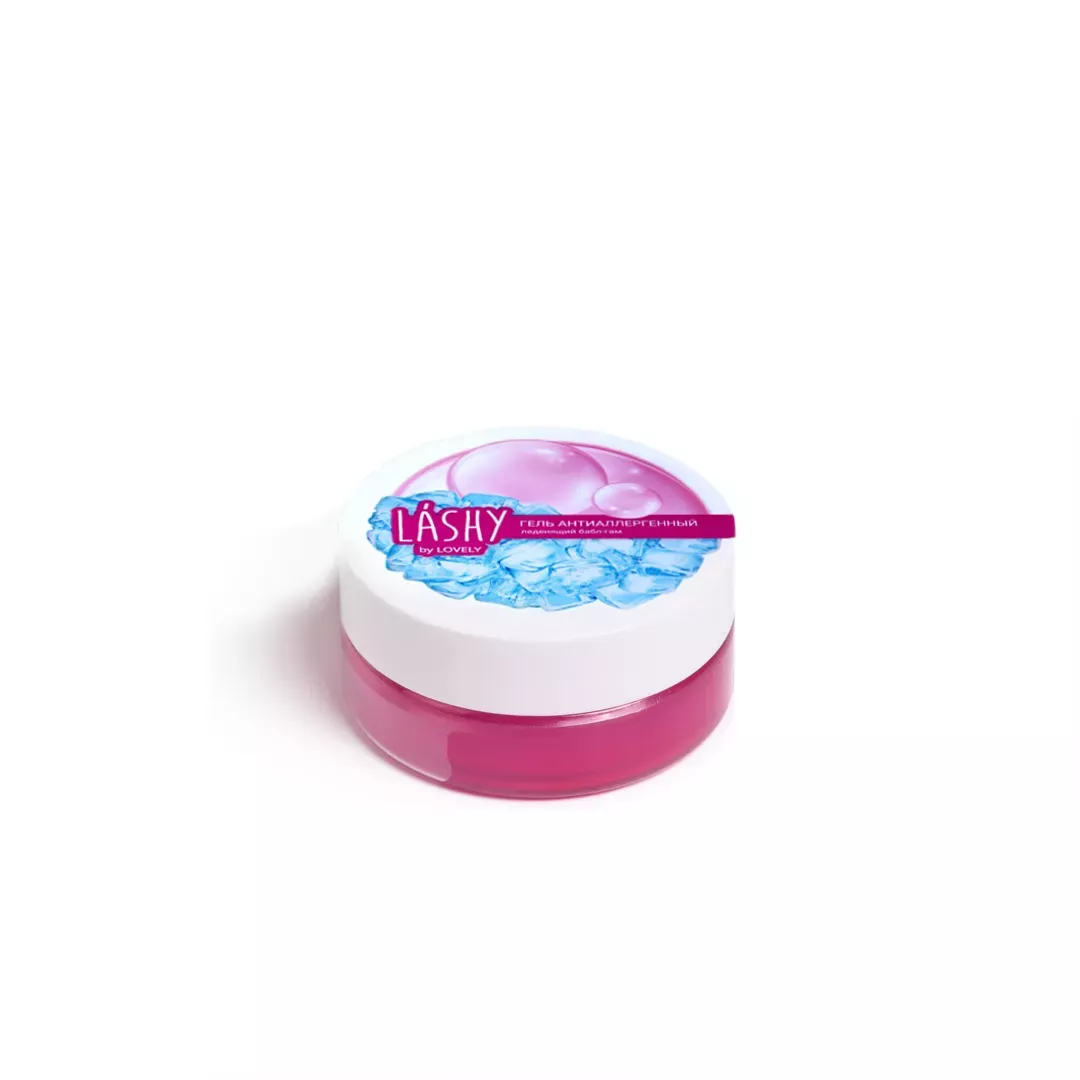 Lashy Антиаллергенный гель с ароматом леденящего бабл-гам, 50 г.