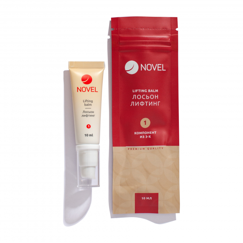Novel Состав №1 Лифтинг бальзам для ламинирования ресниц и бровей, 10мл