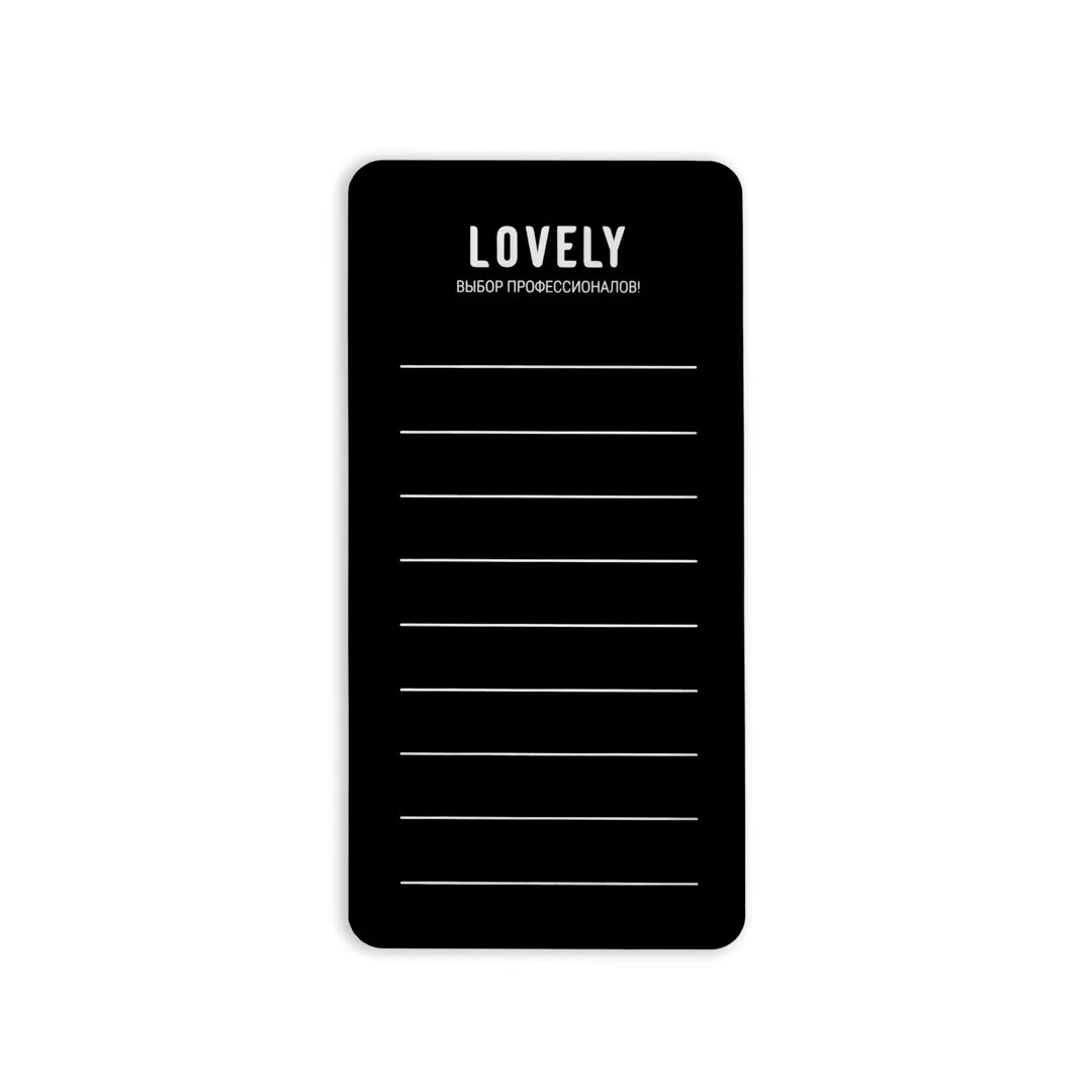 Lovely Планшет для цветных ресниц Black