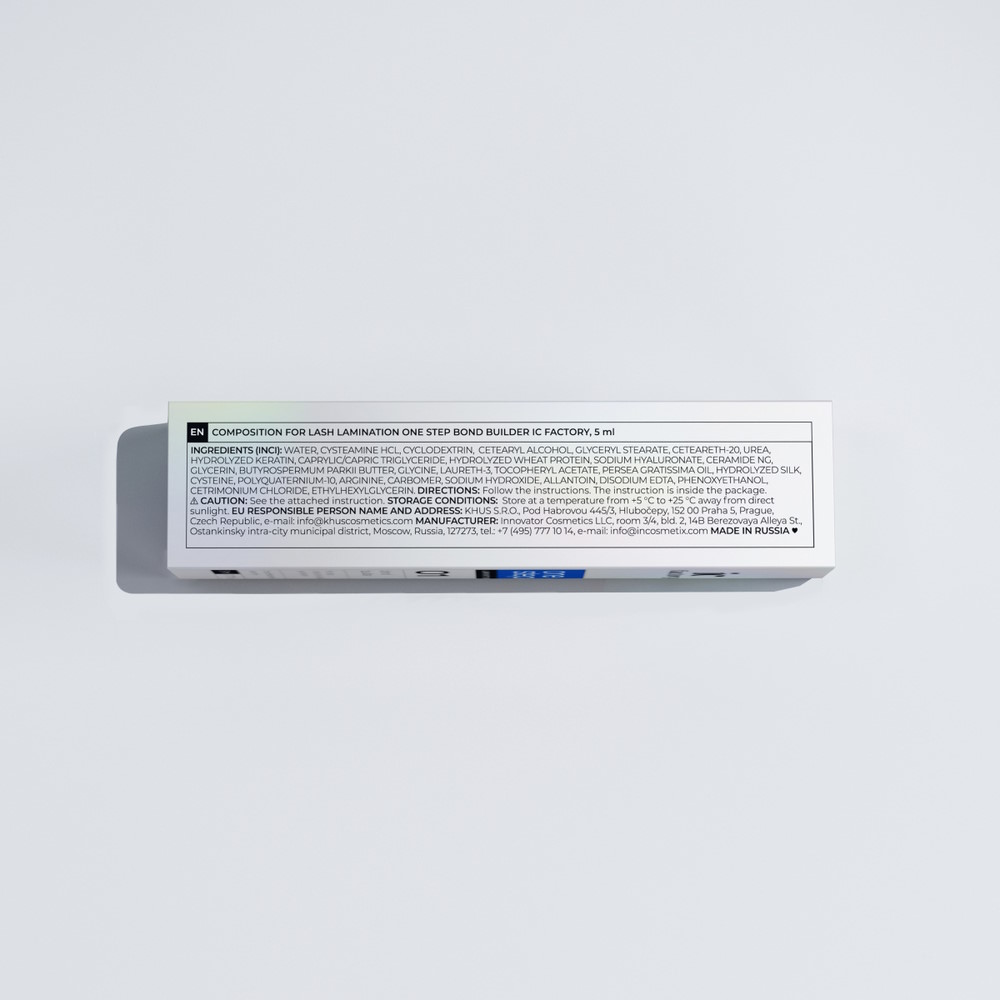 IC Factory Состав для ламинирования ресниц ONE STEP BOND BUILDER, 5 мл