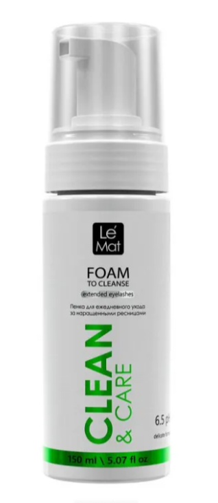 Le Maitre Пенка для ресниц Clean & Care Delicate, 150 мл
