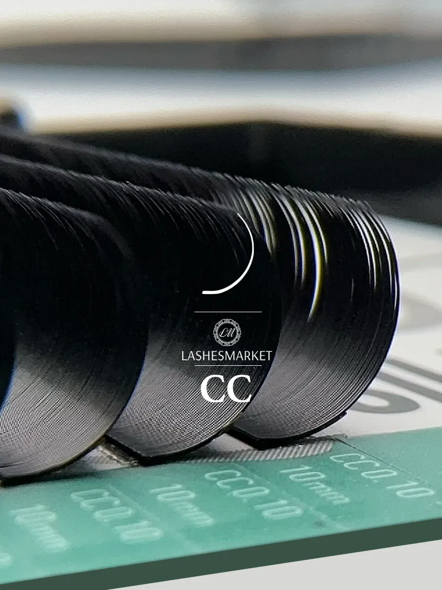 Lovely Ресницы черные Silicone - 20 линий, MIX