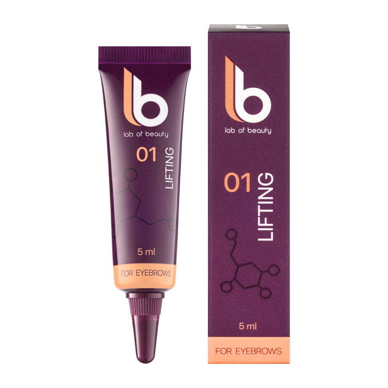 Lash Botox Состав для долговременной укладки бровей №1 LB LIFTING LOTION, туба 5 мл