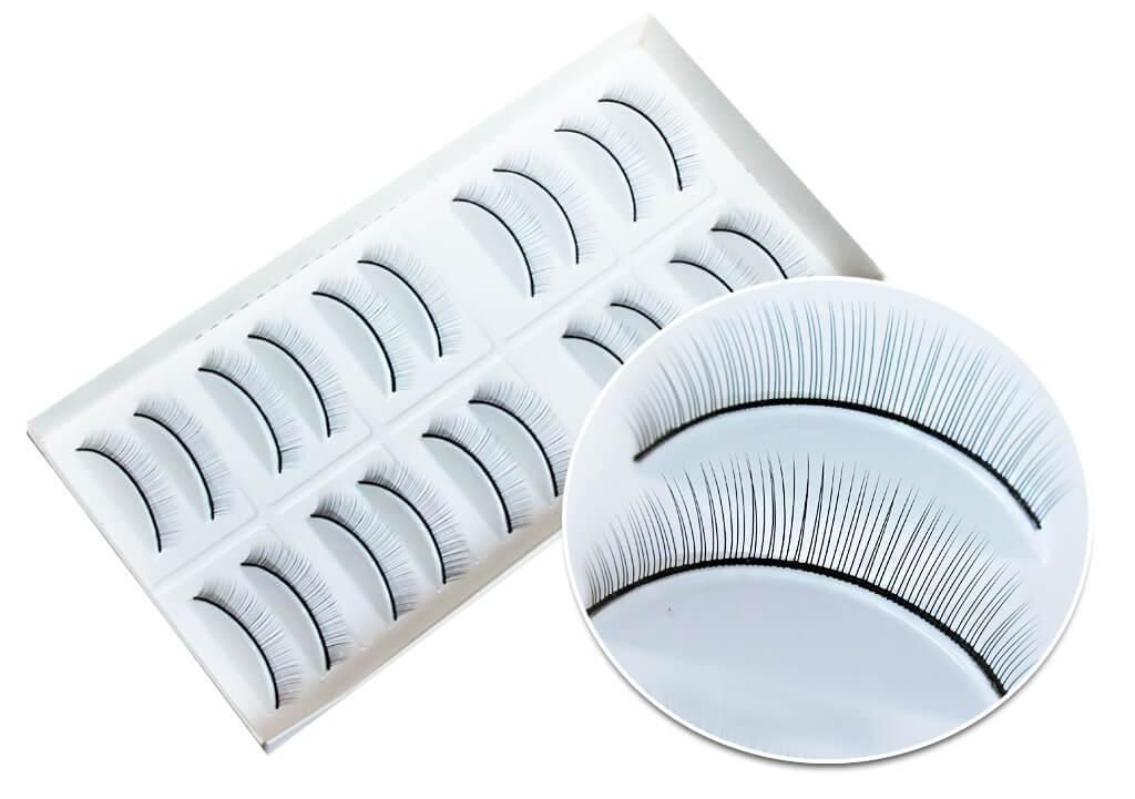 Lovely Тренировочные ресницы накладные для манекена (10 пар)