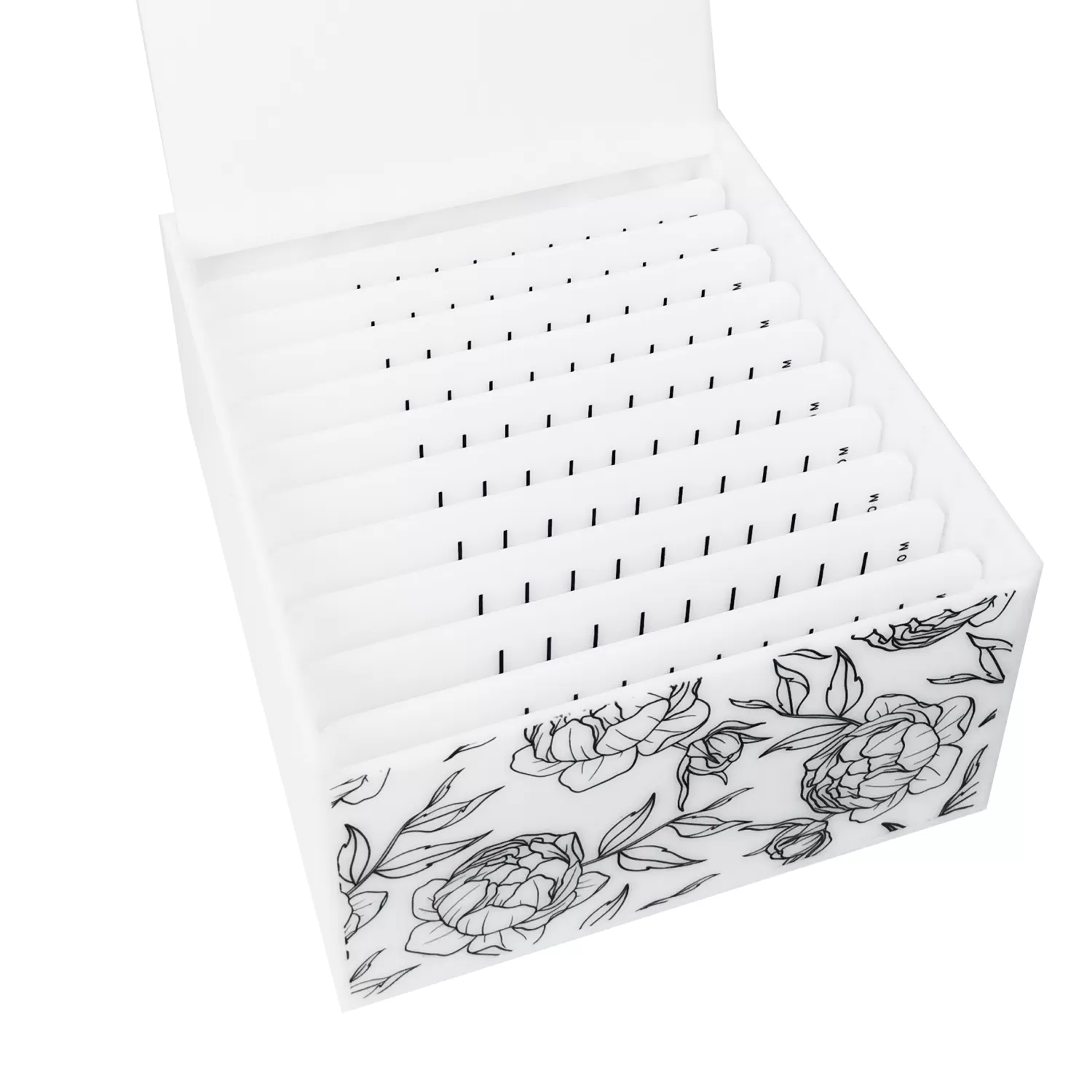 Barbara Лэшбокс белый 10 планшетов Пион