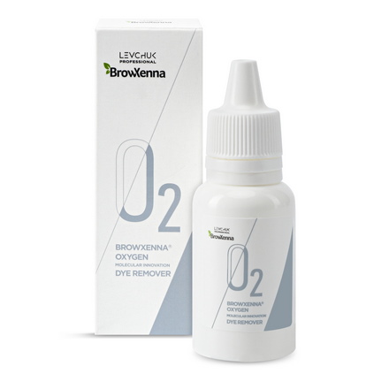 BrowXenna Ремувер для снятия краски с кожи OXYGEN J2, 35 мл