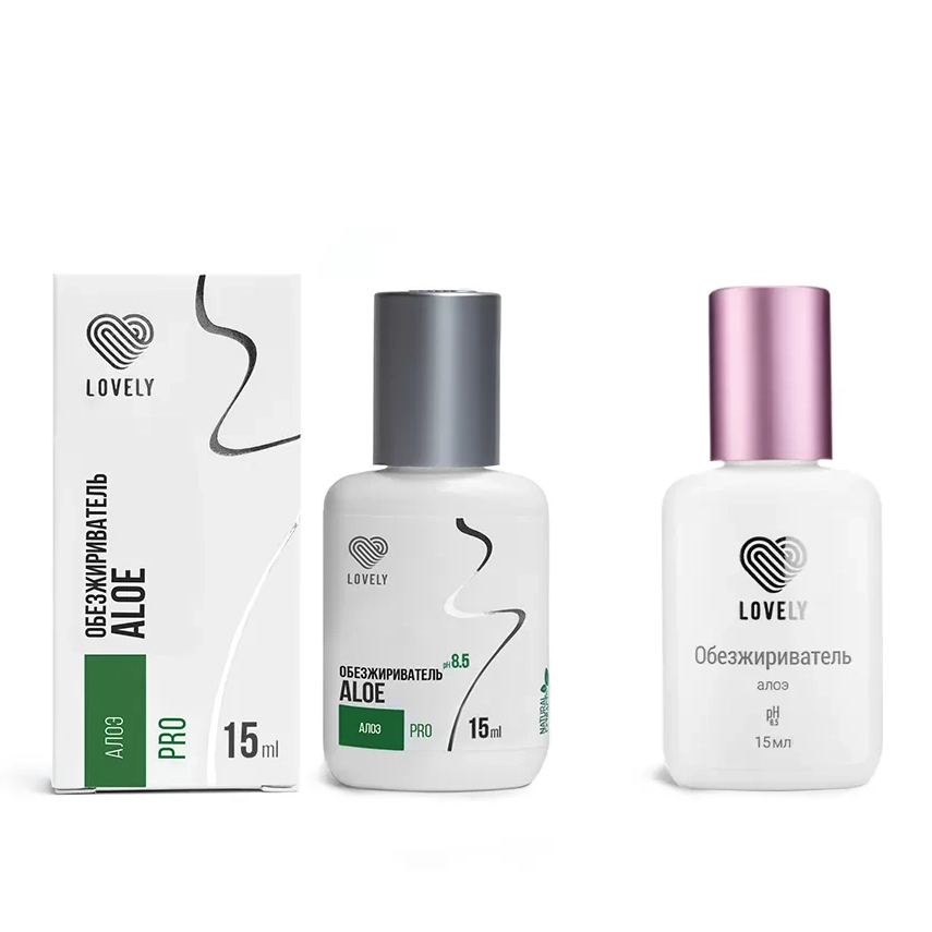 Lovely Обезжириватель с ароматом алоэ, 15 мл