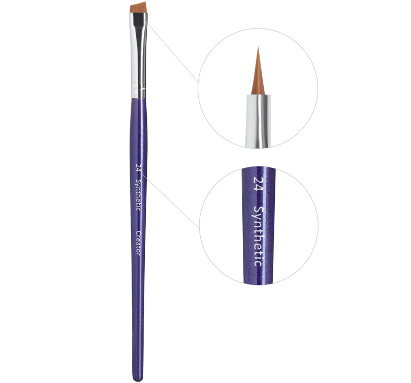 Creator Synthetic Кисть Синтетик (скошенная) №24