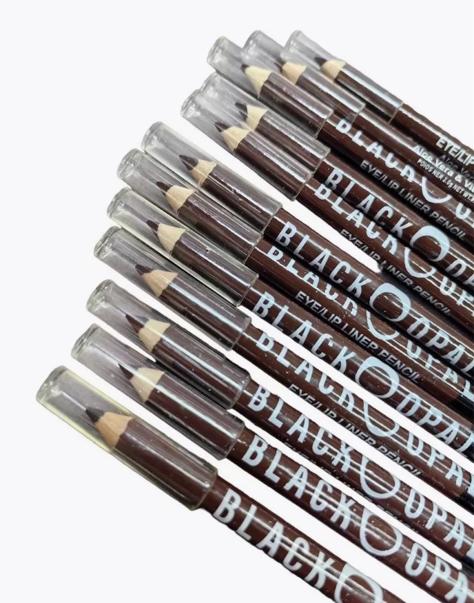 Двухсторонний карандаш для бровей и век 2 в 1 Black Opal