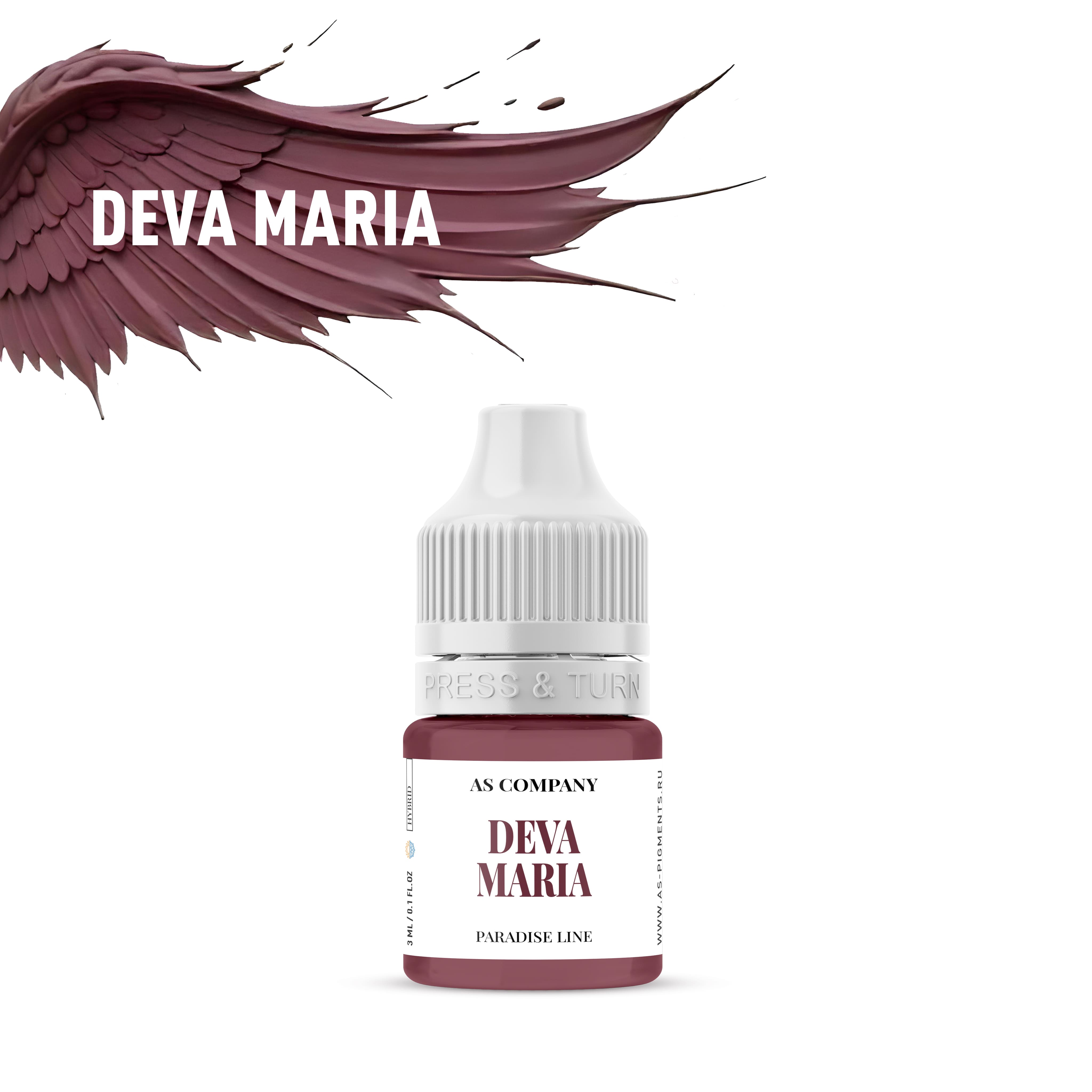 AS Company пигмент для губ / Гибрид (DEVA MARIA, 6 мл)