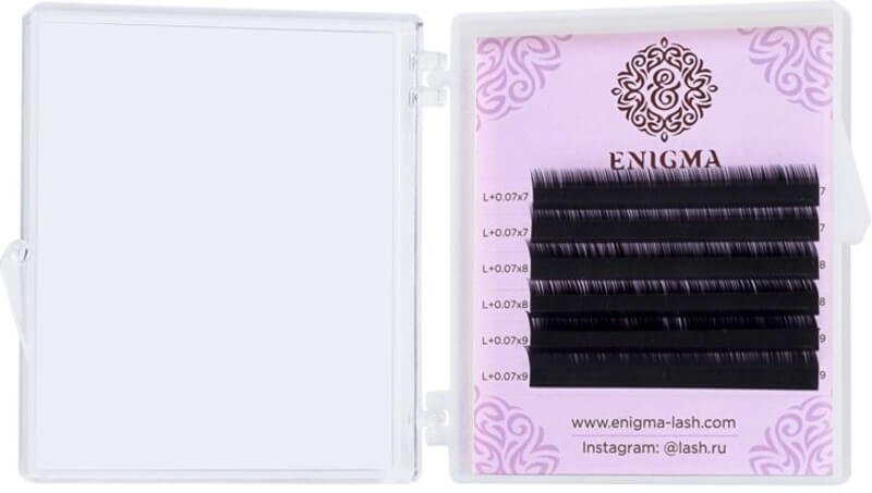 Enigma Ресницы Мокка - 6 линий, MIX
