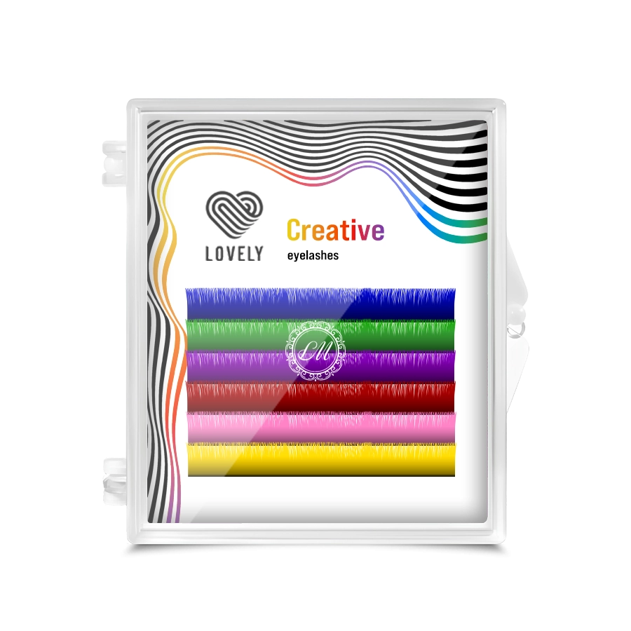 Lovely Ресницы палитра Multicolor MINI - 6 линий