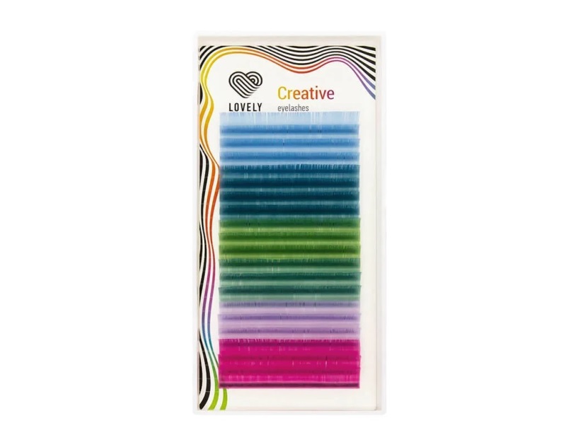 Lovely Ресницы палитра Пастель - 20 линий