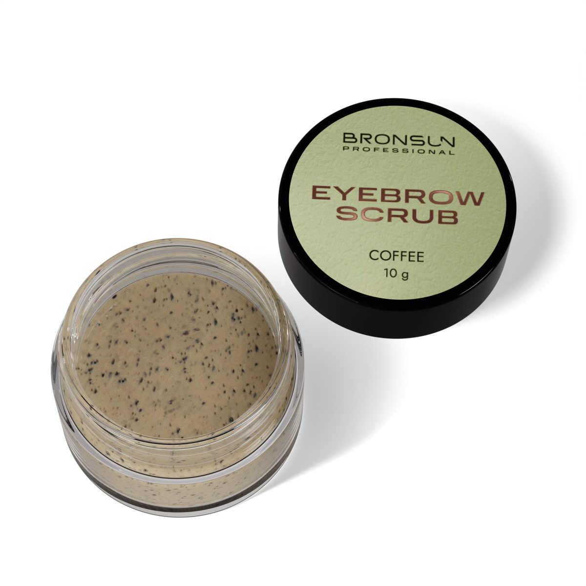 Bronsun Скраб кофейный для бровей, 10 г