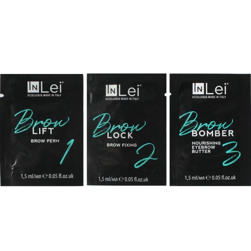 InLei Состав перманентный для ламинирования бровей Brow Lift 1, в саше 1,5 мл