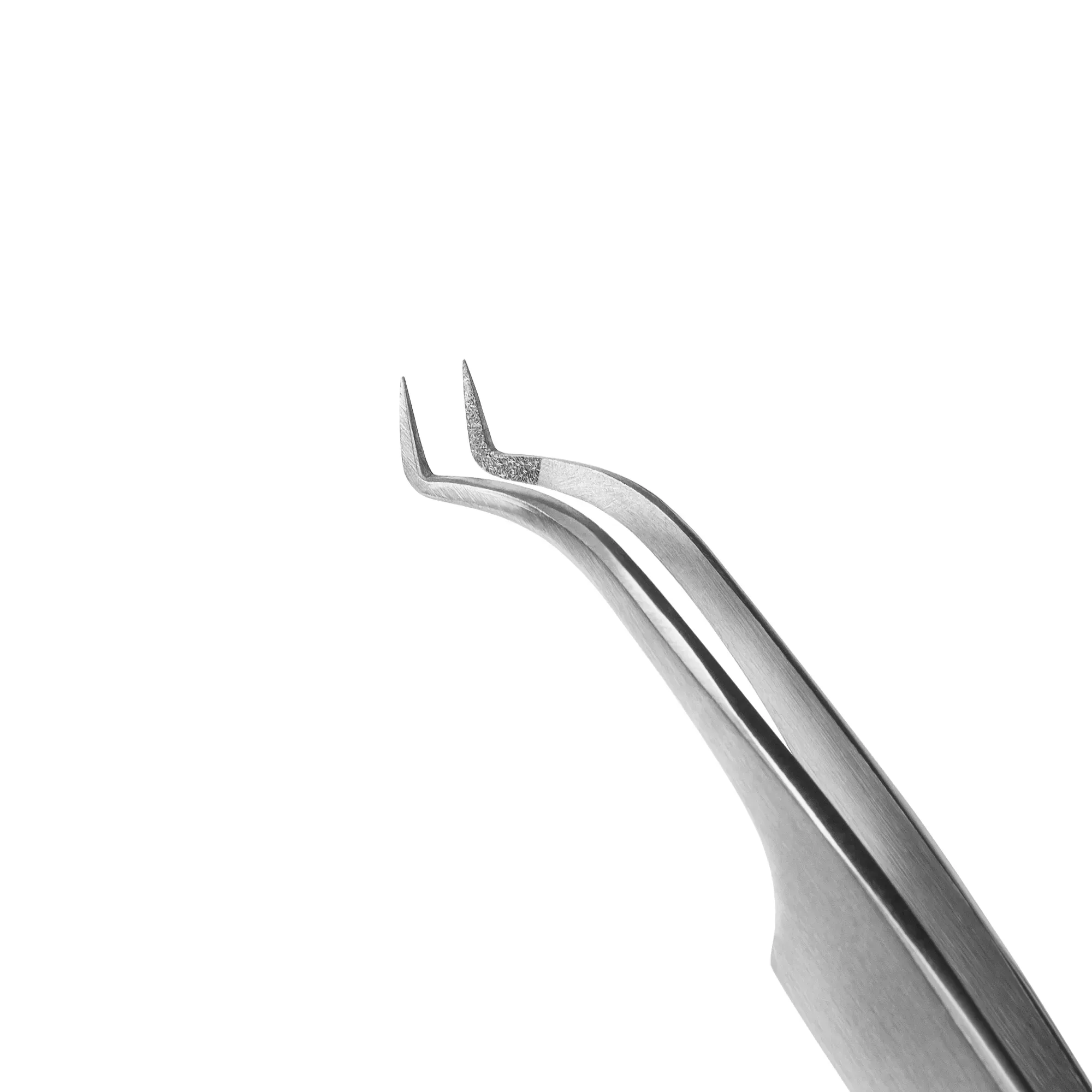 Rili Пинцет для наращивания ресниц, серия NanoFiber, тип L - 5 мм с изгибом