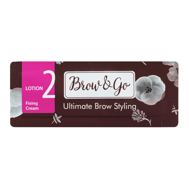 Brow&Go Состав для стайлинга бровей №2 «Fixing Cream» в саше, 1 мл