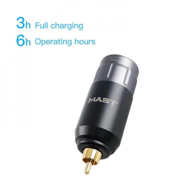 Беспроводной блок питания - Mast Power U1 Wireless Tattoo Battery RCA Black