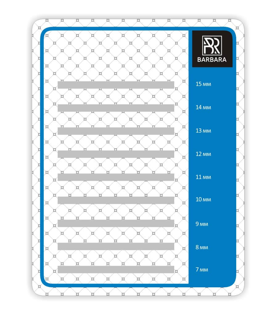 Barbara Планшет большой для работы с ресницами (11,5см*15см)