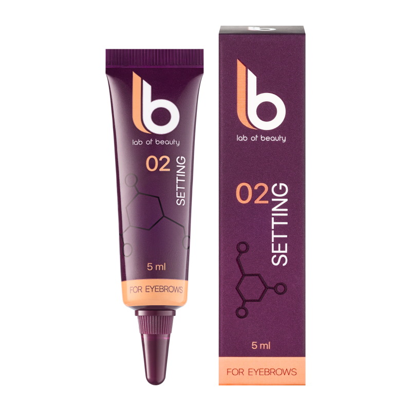 Lash Botox Состав для долговременной укладки бровей №2 LB SETTING LOTION, туба 5 мл
