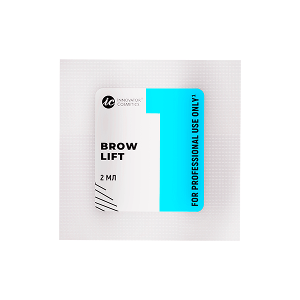 Innovator Cosmetics Саше с составом №1 для долговременной укладки бровей Brow Lift, 2 мл
