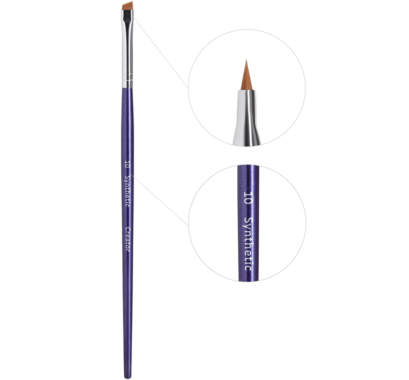 Creator Synthetic Кисть Синтетик (скошенная) №10